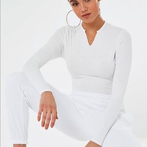 MISSGUIDED white body suit.
